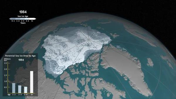 北极陈冰正在消失：地球在心痛