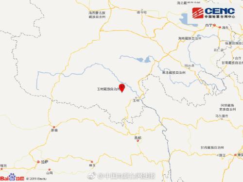青海玉树州玉树市发生3.6级地震 震源深度10千米