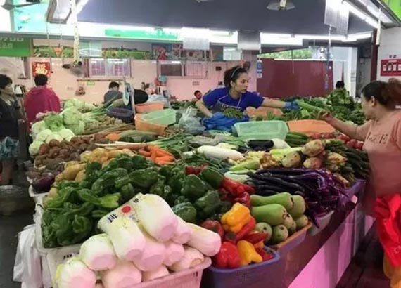 台风“利奇马”来袭 市场蔬菜价格小幅波动